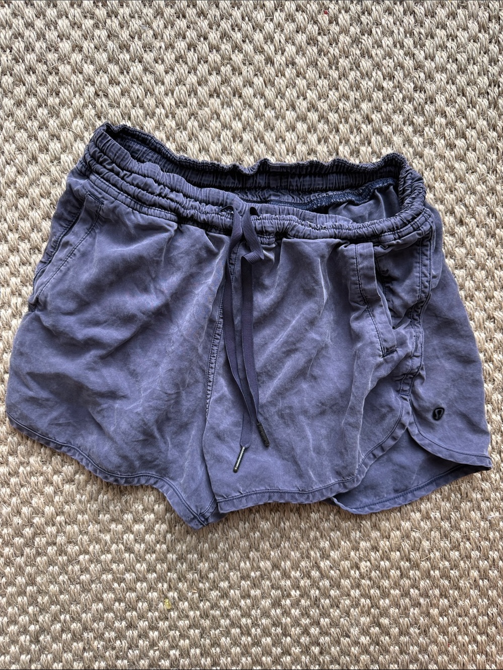lululemon athletica Indigo Drawstring Athletic Shorts